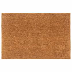 vidaXL Door Mat Floor Mat Indoor Entrance Mat Doormat Natural Tufted Coir