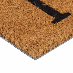 vidaXL Door Mat Floor Mat Outdoor Mat Entrance Doormat Natural Tufted Coir