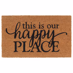 vidaXL Door Mat Floor Mat Outdoor Mat Entrance Doormat Natural Tufted Coir