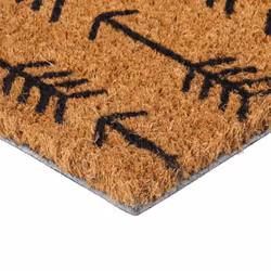 vidaXL Door Mat Floor Mat Outdoor Mat Entrance Doormat Natural Tufted Coir