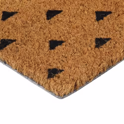 vidaXL Door Mat Floor Mat Outdoor Mat Entrance Doormat Natural Tufted Coir