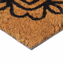 vidaXL Door Mat Floor Mat Outdoor Mat Entrance Doormat Natural Tufted Coir