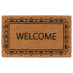 vidaXL Door Mat Floor Mat Outdoor Mat Entrance Doormat Natural Tufted Coir