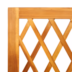 vidaXL Planter with Trellis Outdoor Flower Pot Raised Bed Solid Wood Acacia - Additional view 6