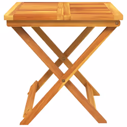 vidaXL Folding Garden Table Outdoor Table Patio Dining Table Solid Wood Acacia - 50 x 50 x 50 cm - Additional view 4