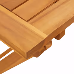 vidaXL Folding Garden Table Outdoor Table Patio Dining Table Solid Wood Acacia - 90 x 52.5 x 65 cm - Additional view 8