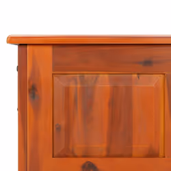 vidaXL Storage Chest with Lid Home Organiser Storage Toy Box Solid Wood Acacia - brown, 90 x 45 x 47 cm - Additional view 7