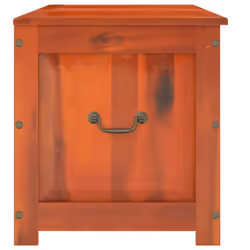 vidaXL Storage Chest with Lid Home Organiser Storage Toy Box Solid Wood Acacia - brown, 150 x 55 x 57 cm - Additional view 4