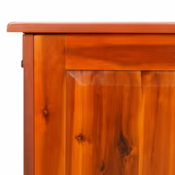 vidaXL Storage Chest with Lid Home Organiser Storage Toy Box Solid Wood Acacia - brown, 150 x 55 x 57 cm - Additional view 7
