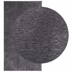 vidaXL Rug Short Pile Soft and Washable Floor Mat Area Rug Bedroom Carpet - anthracite, 80 x 150 cm - Additional view 2