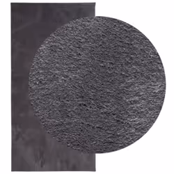 vidaXL Rug Short Pile Soft and Washable Floor Mat Area Rug Bedroom Carpet - anthracite, 100 x 200 cm - Additional view 2