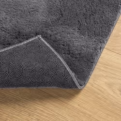 vidaXL Rug Short Pile Soft and Washable Floor Mat Area Rug Bedroom Carpet - anthracite, 120 x 170 cm - Additional view 4