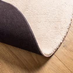 vidaXL Rug Short Pile Soft and Washable Floor Mat Area Rug Bedroom Carpet - beige, 80 cm - Additional view 4