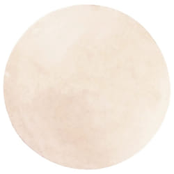 vidaXL Rug Short Pile Soft and Washable Floor Mat Area Rug Bedroom Carpet - beige, 160 cm