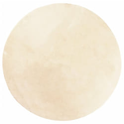 vidaXL Rug Short Pile Soft and Washable Floor Mat Area Rug Bedroom Carpet - cream, 80 cm