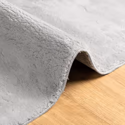 vidaXL Rug Short Pile Soft and Washable Floor Mat Area Rug Bedroom Carpet - grey, 160 x 230 cm - Additional view 5