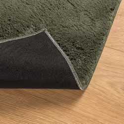 vidaXL Rug Short Pile Soft and Washable Floor Mat Area Rug Bedroom Carpet - green, 80 x 200 cm - Additional view 4