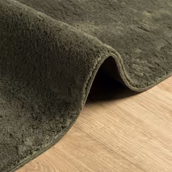 vidaXL Rug Short Pile Soft and Washable Floor Mat Area Rug Bedroom Carpet - green, 80 x 200 cm - Additional view 5