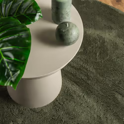 vidaXL Rug Short Pile Soft and Washable Floor Mat Area Rug Bedroom Carpet - green, 80 cm - Additional view 6