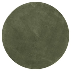vidaXL Rug Short Pile Soft and Washable Floor Mat Area Rug Bedroom Carpet - green, 100 cm