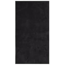 vidaXL Rug Short Pile Soft and Washable Floor Mat Area Rug Bedroom Carpet - black, 60 x 110 cm