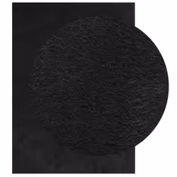 vidaXL Rug Short Pile Soft and Washable Floor Mat Area Rug Bedroom Carpet - black, 200 x 280 cm - Additional view 2