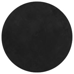 vidaXL Rug Short Pile Soft and Washable Floor Mat Area Rug Bedroom Carpet - black, 160 cm