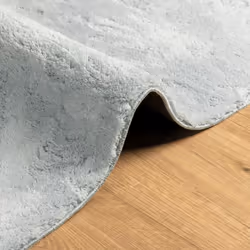 vidaXL Rug Short Pile Soft and Washable Floor Mat Area Rug Bedroom Carpet - blue, 160 x 160 cm - Additional view 5