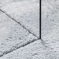 vidaXL Rug Short Pile Soft and Washable Floor Mat Area Rug Bedroom Carpet - blue, 160 x 160 cm - Additional view 7
