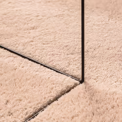 vidaXL Rug Short Pile Soft and Washable Floor Mat Area Rug Bedroom Carpet - blush, 80 x 250 cm - Additional view 7