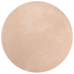 vidaXL Rug Short Pile Soft and Washable Floor Mat Area Rug Bedroom Carpet - blush, 80 cm