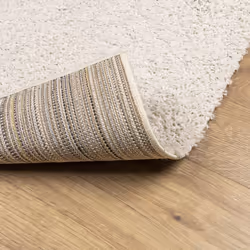 vidaXL Shaggy Rug Floor Mat Fluffy Rug Area Rug PAMPLONA High Pile Modern - cream, 140 x 200 cm - Additional view 4