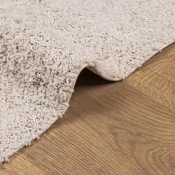 vidaXL Shaggy Rug Floor Mat Fluffy Rug Area Rug PAMPLONA High Pile Modern - cream, 140 x 200 cm - Additional view 5