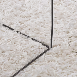 vidaXL Shaggy Rug Floor Mat Fluffy Rug Area Rug PAMPLONA High Pile Modern - cream, 140 x 200 cm - Additional view 7