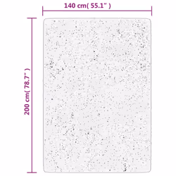 vidaXL Shaggy Rug Floor Mat Fluffy Rug Area Rug PAMPLONA High Pile Modern - grey, 140 x 200 cm - Additional view 3