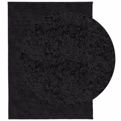vidaXL Shaggy Rug Floor Mat Fluffy Rug Area Rug PAMPLONA High Pile Modern - black, 140 x 200 cm - Additional view 2