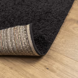 vidaXL Shaggy Rug Floor Mat Fluffy Rug Area Rug PAMPLONA High Pile Modern - black, 140 x 200 cm - Additional view 4