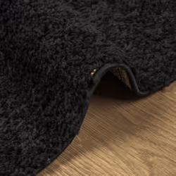 vidaXL Shaggy Rug Floor Mat Fluffy Rug Area Rug PAMPLONA High Pile Modern - black, 140 x 200 cm - Additional view 5