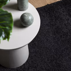 vidaXL Shaggy Rug Floor Mat Fluffy Rug Area Rug PAMPLONA High Pile Modern - black, 140 x 200 cm - Additional view 6
