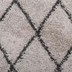 vidaXL Shaggy Rug Floor Mat Fluffy Rug Area Rug PAMPLONA High Pile Modern - beige and anthracite, 100 cm - Additional view 8