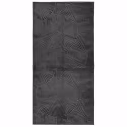vidaXL Rug Fluffy Rug Floor Carpet Area Rug IZA Short Pile Scandinavian Look - anthracite, 100200 cm