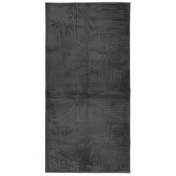 vidaXL Rug Fluffy Rug Floor Carpet Area Rug IZA Short Pile Scandinavian Look - anthracite, 100200 cm