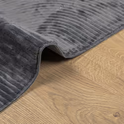 vidaXL Rug Fluffy Rug Floor Carpet Area Rug IZA Short Pile Scandinavian Look - anthracite, 140200 cm - Additional view 5