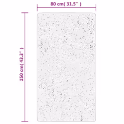 vidaXL Rug Fluffy Rug Floor Carpet Area Rug IZA Short Pile Scandinavian Look - cream, 80150 cm - Additional view 9