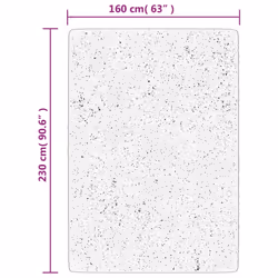 vidaXL Rug Fluffy Rug Floor Carpet Area Rug IZA Short Pile Scandinavian Look - cream, 160230 cm