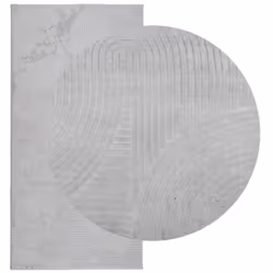 vidaXL Rug Fluffy Rug Floor Carpet Area Rug IZA Short Pile Scandinavian Look - grey, 100200 cm