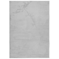 vidaXL Rug Fluffy Rug Floor Carpet Area Rug IZA Short Pile Scandinavian Look - grey, 120170 cm