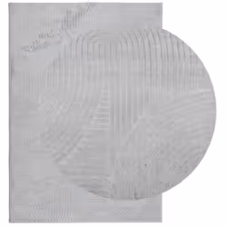 vidaXL Rug Fluffy Rug Floor Carpet Area Rug IZA Short Pile Scandinavian Look - grey, 120170 cm