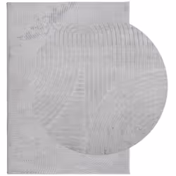 vidaXL Rug Fluffy Rug Floor Carpet Area Rug IZA Short Pile Scandinavian Look - grey, 200280 cm
