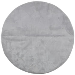 vidaXL Rug Fluffy Rug Floor Carpet Area Rug IZA Short Pile Scandinavian Look - grey, 120 cm